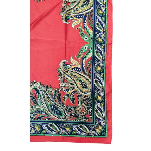 Aker, vintage silk scarf Size 34''x34'' - Picture 6 of 9